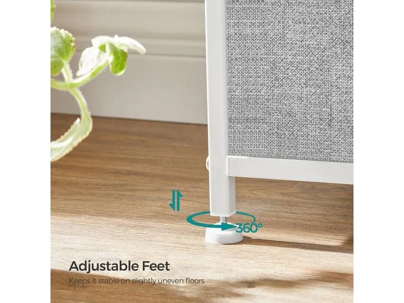 Songmics Kommode mit acht Schubladen 30 x 81.5 cm, Weiss/Grau Songmics Kommode mit acht Schubladen 30 x 81.5 cm, Weiss/Grau