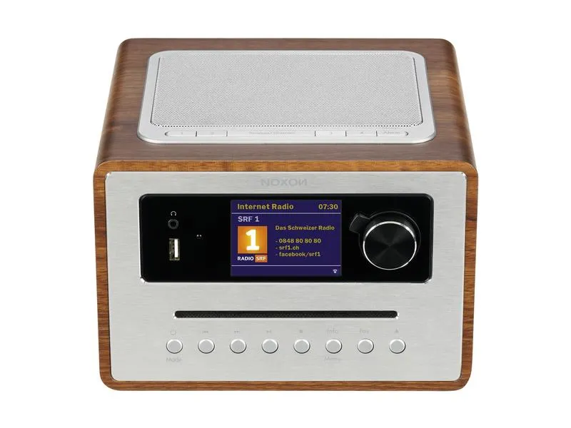 Noxon DAB+ Radio IRadio 500 CD – Walnuss Noxon DAB+ Radio IRadio 500 CD – Walnuss