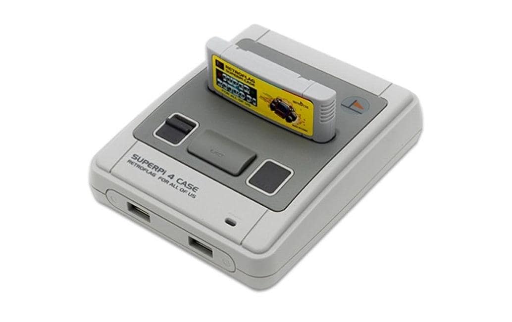 HutoPi Gaming Kit Raspberry Pi 4, 4 GB Retrogaming SNES Set