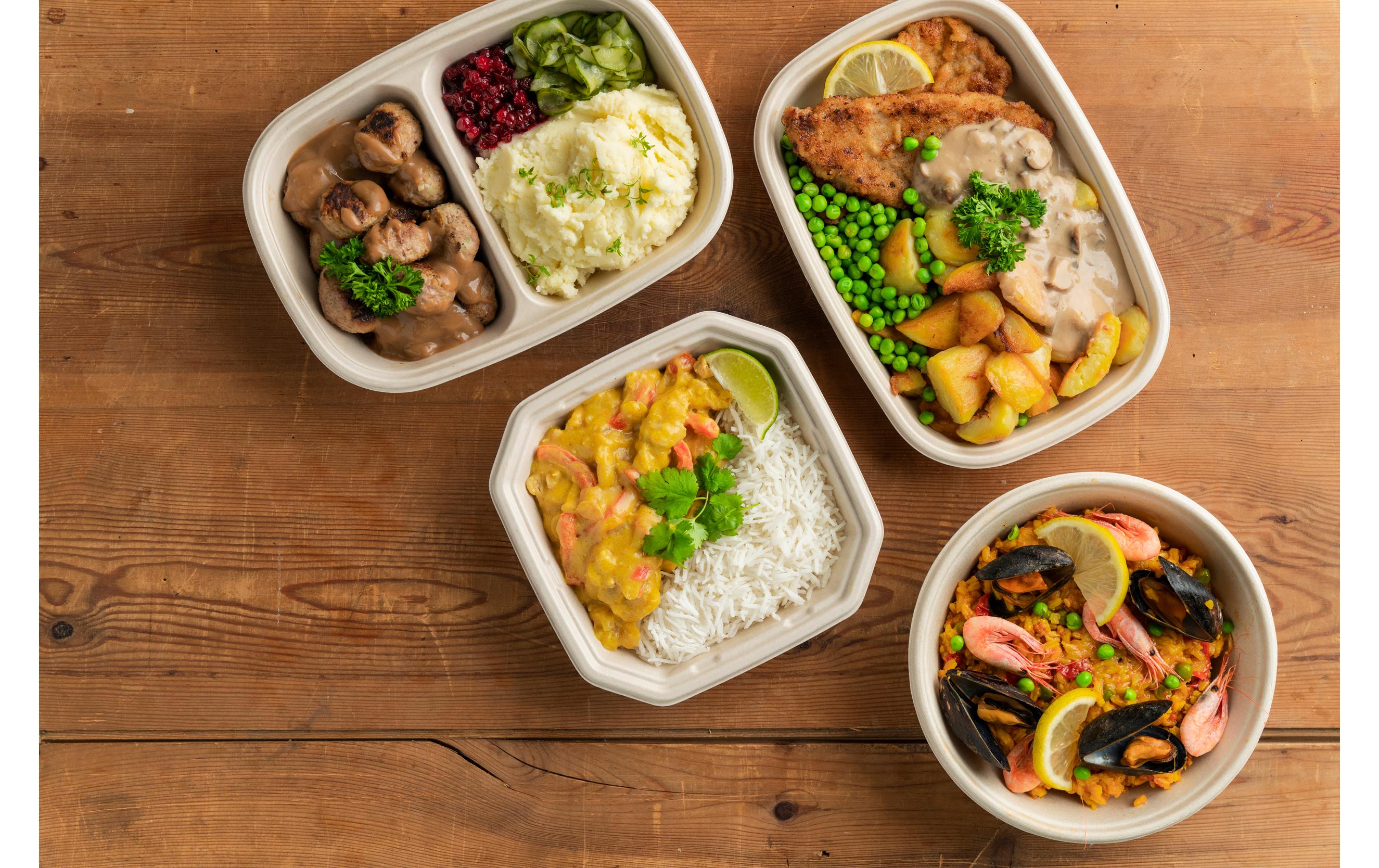 Duni Einweg-Schale 1000 ml Braun 400 Stk/Krt (8 x 50 Stk)