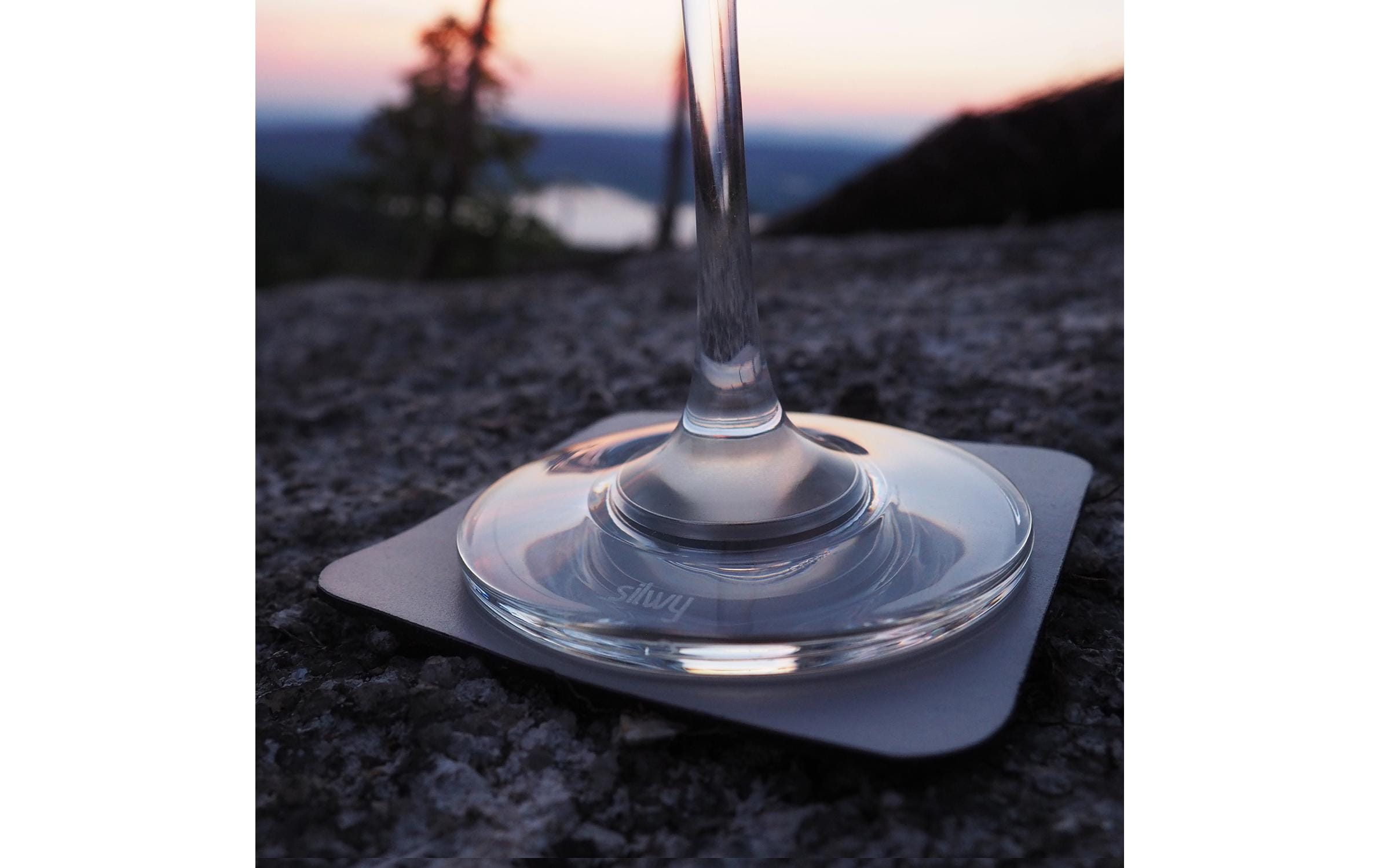Silwy Outdoor-Champagnerglas Kristallgläser 2er-Set