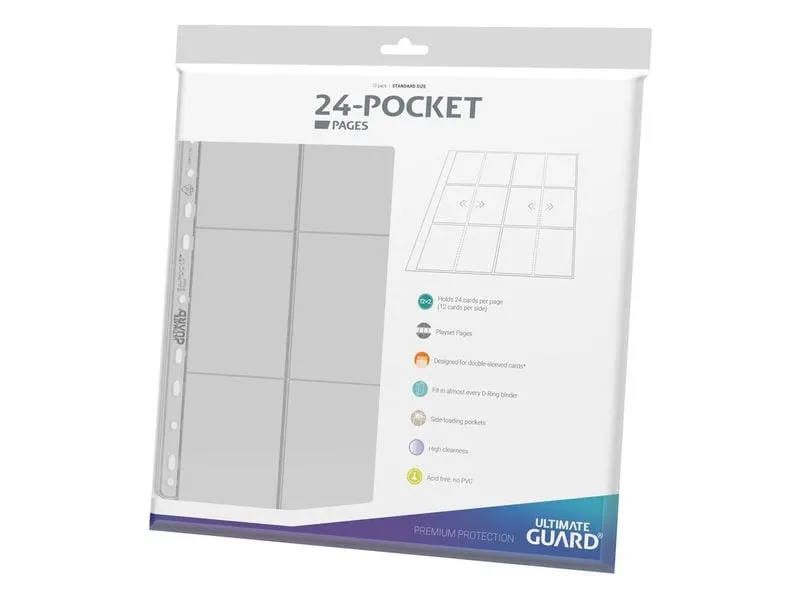 Ultimate Guard Ordner-Einlagen 24-Pocket QuadRow Pages Transparent 10 Stk. Ultimate Guard Ordner-Einlagen 24-Pocket QuadRow Pages Transparent 10 Stk.