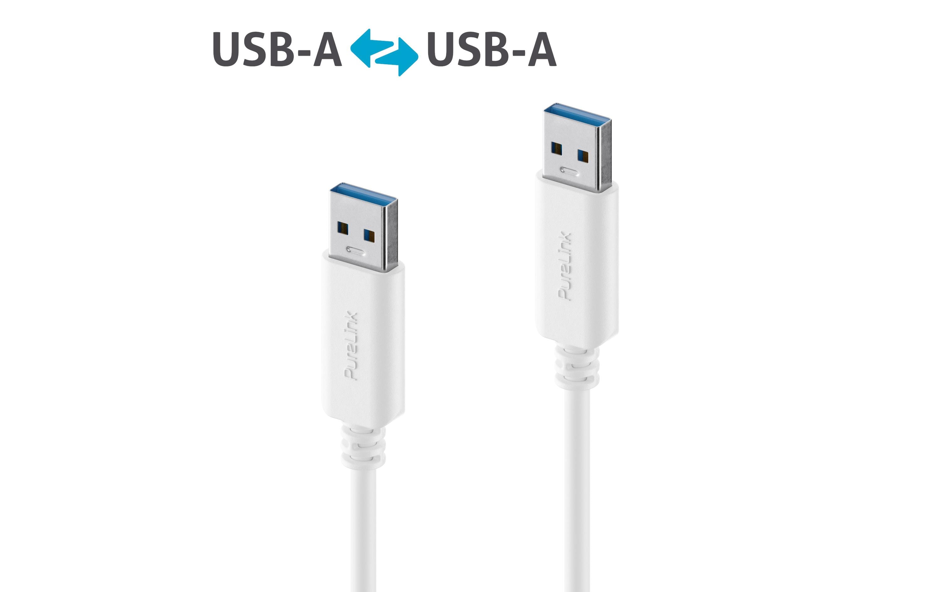 PureLink USB 3.1-Kabel 5Gbps, 3A USB A - USB A 0.5 m