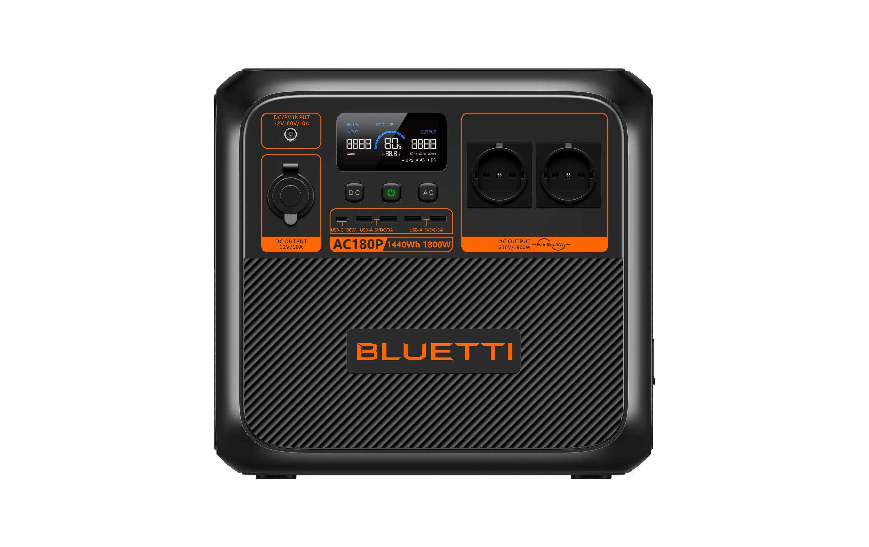 BLUETTI Power Station AC180P 1440 Wh BLUETTI Power Station AC180P 1440 Wh