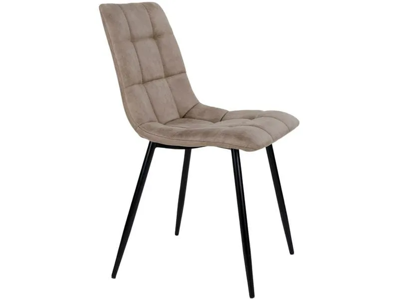 House Nordic Stuhl Middelfart 2 Stück, 86 x 55 cm, Hellbraun/Schwarz