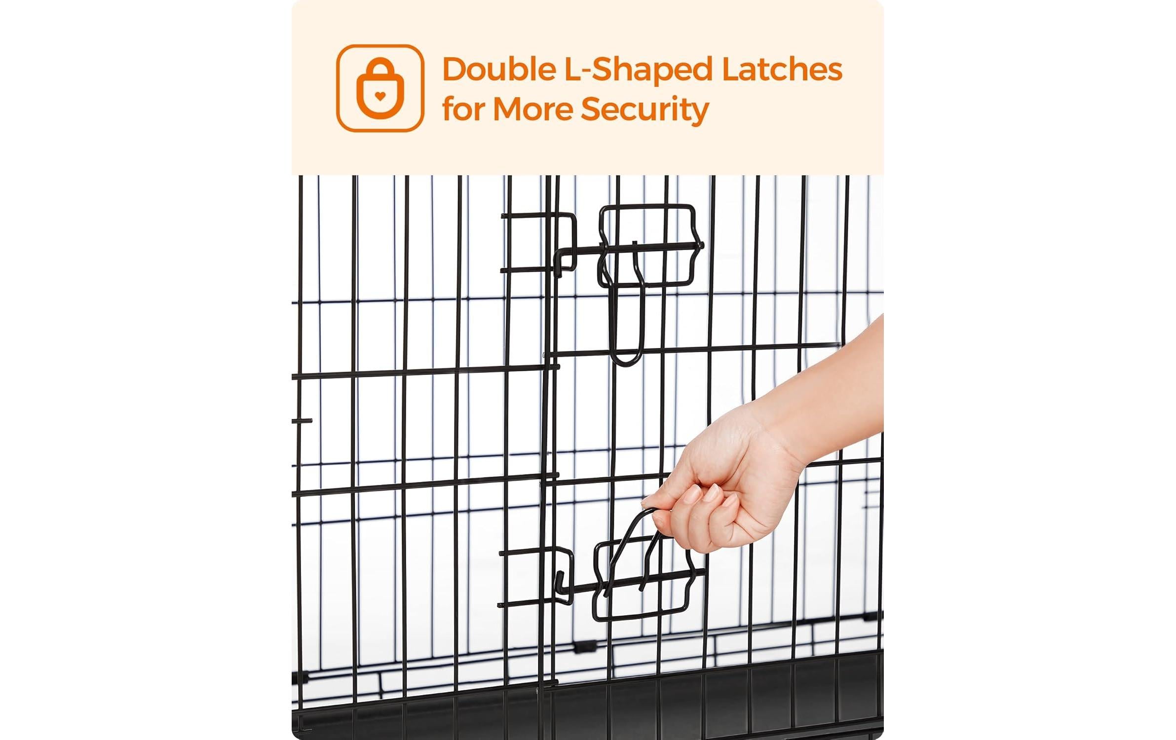 Feandrea Transportbox für Hunde 122 x 74.5 x 80.5 cm