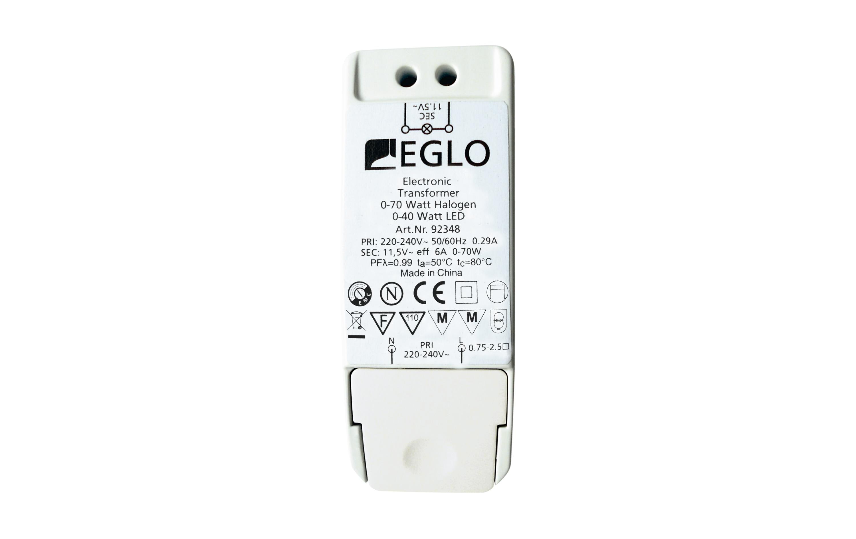 Eglo Professional Elektronisches Vorschaltgerät LED NV 11.5 V / AC dimmbar Eglo Professional Elektronisches Vorschaltgerät LED NV 11.5 V / AC dimmbar