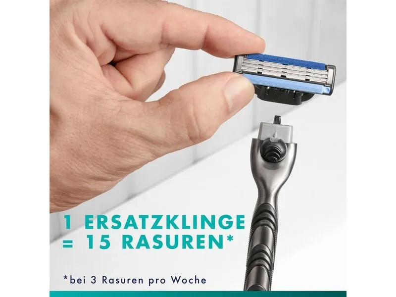 Gillette Herrenrasierer Gillette Mach3 Basis 12er + Handstück