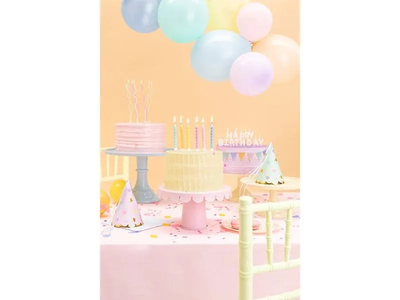 Partydeco Happy Birthday 2.5 cm, Weiss Partydeco Happy Birthday 2.5 cm, Weiss