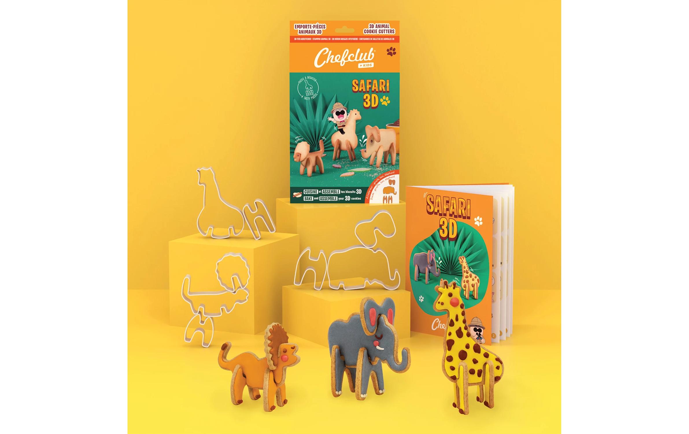 Chefclub Keksausstecher Safari 3-teilig