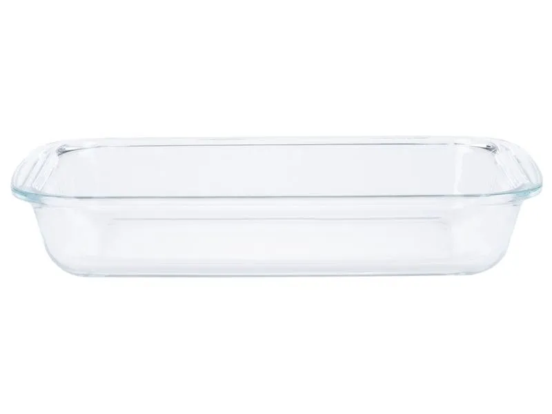 FURBER Auflaufform-Set Glas, 3 Stück, Eckig