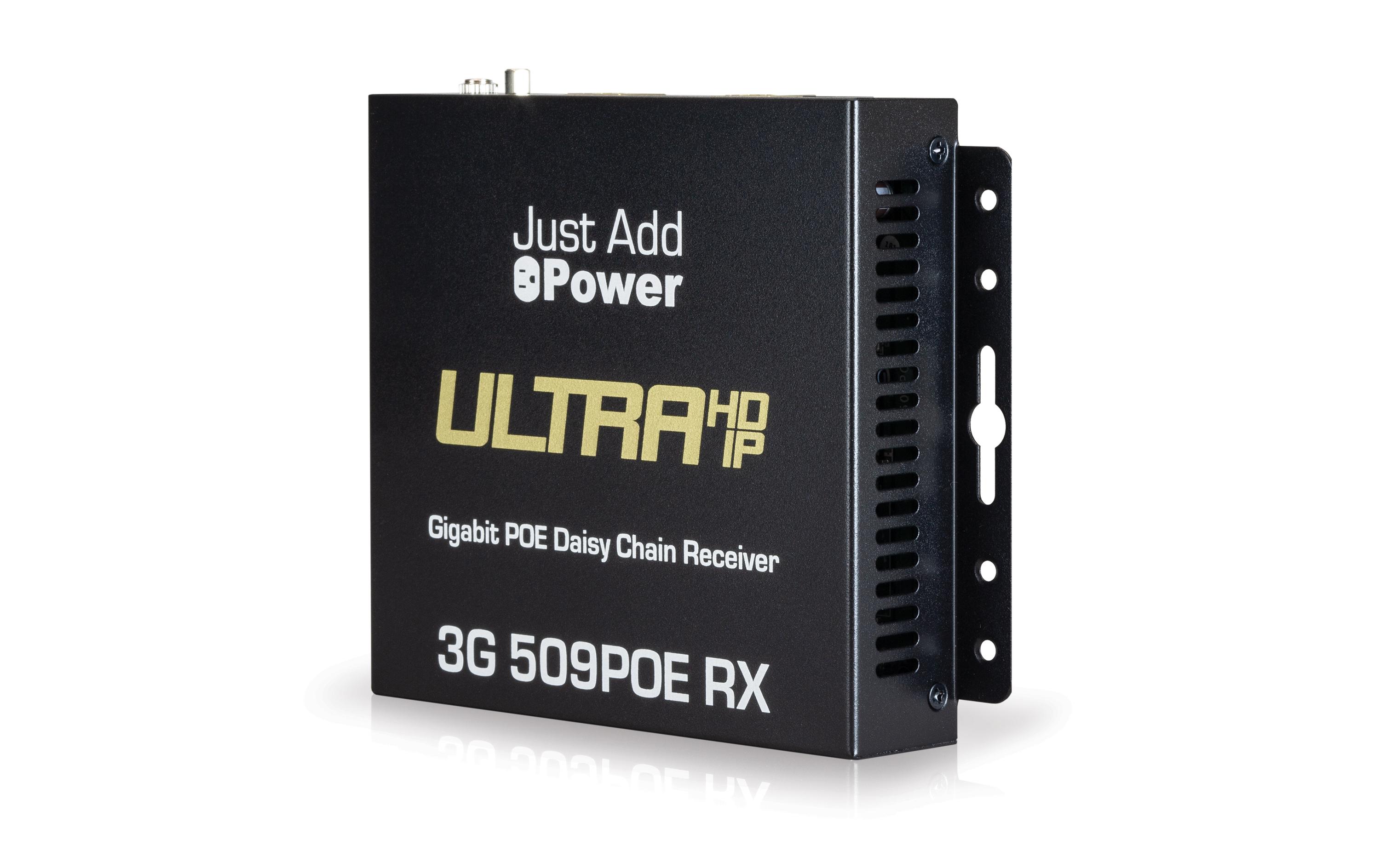 JUSTADDPOWER IP Receiver VBS-HDIP-509POE HDMI, PoE, Daisy-Chain, 4K