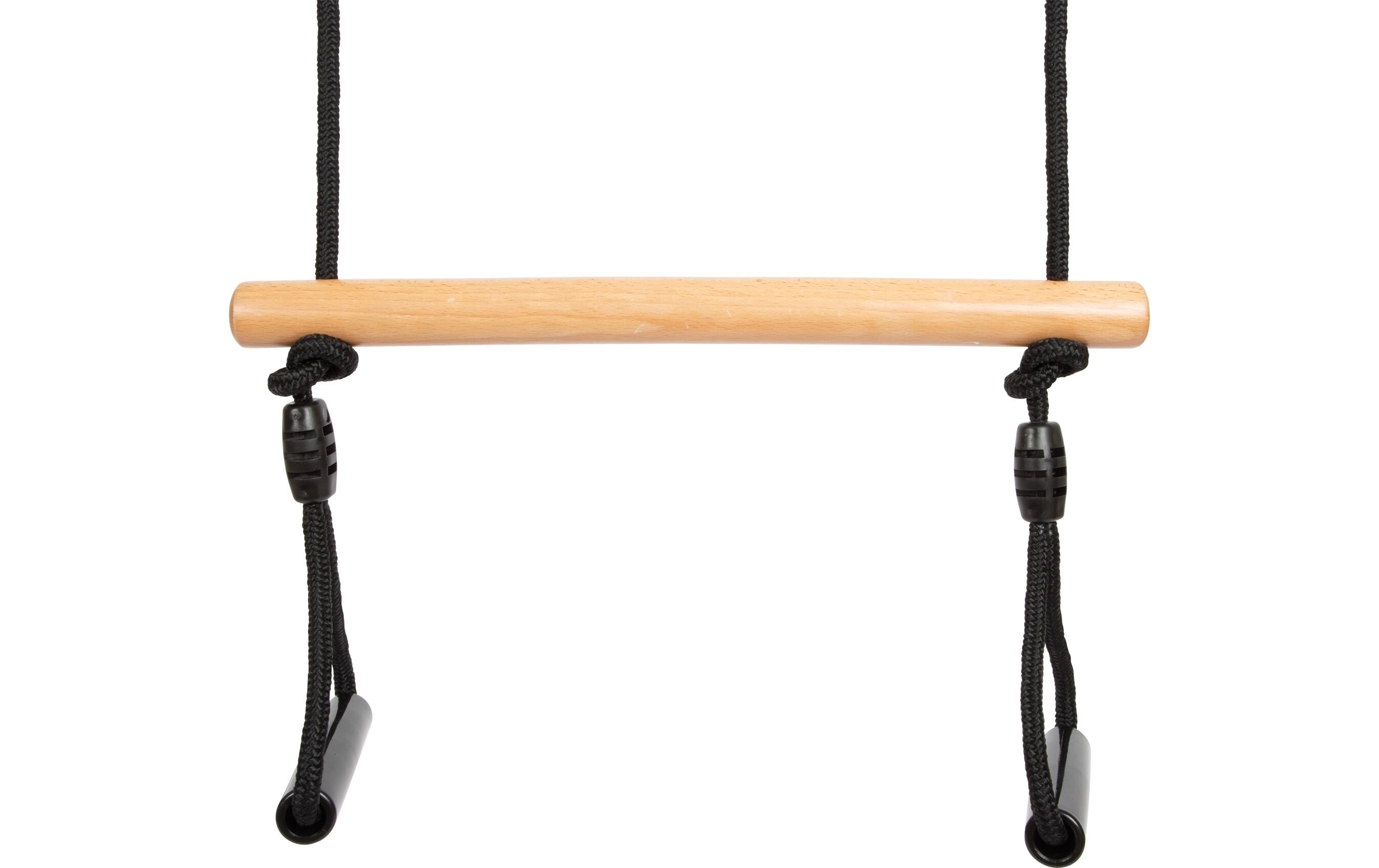 small foot Trapezschaukel mit Turnringen «Black Line»