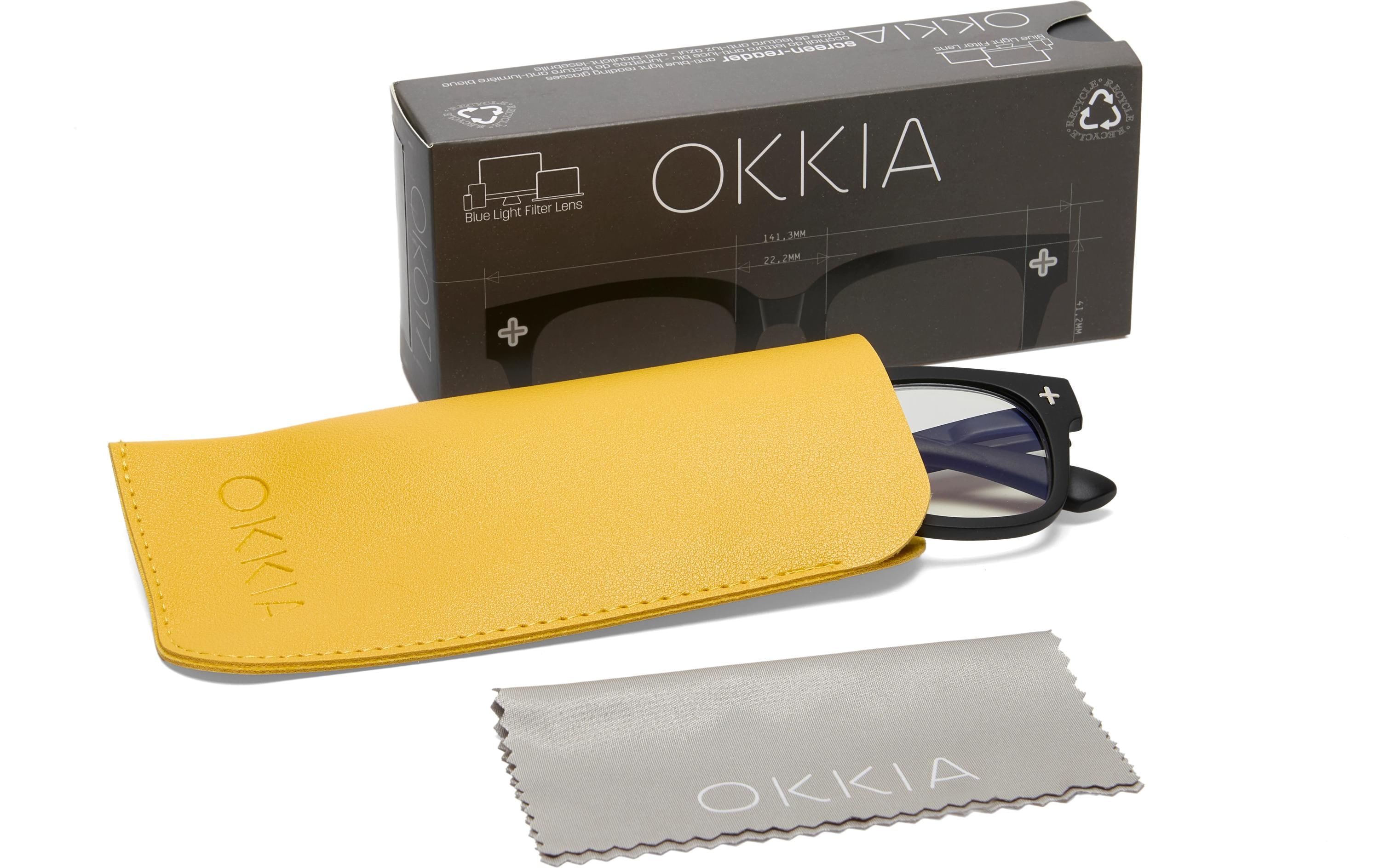 OKKIA Bildschirmbrille Giovanni Black, +0,0