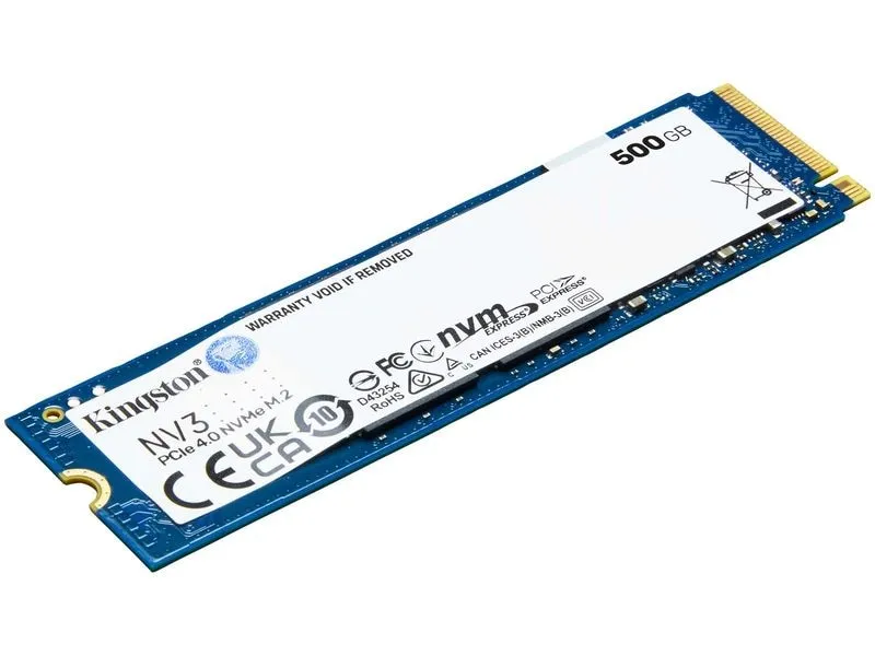 Kingston SSD NV3 M.2 2280 NVMe 500 GB Kingston SSD NV3 M.2 2280 NVMe 500 GB