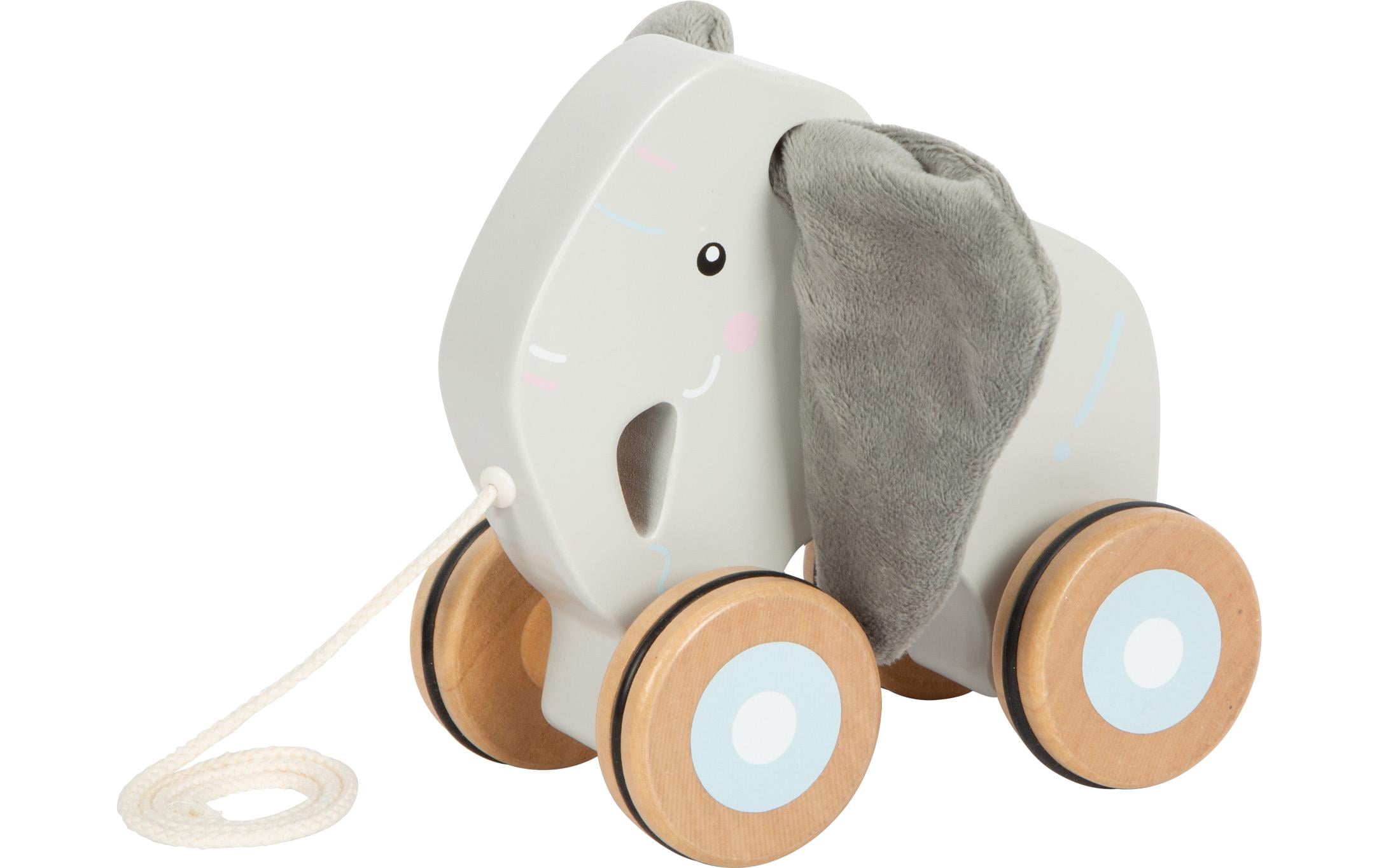 small foot Nachziehspielzeug Nachziehtier Elefant mit Knisterohren small foot Nachziehspielzeug Nachziehtier Elefant mit Knisterohren