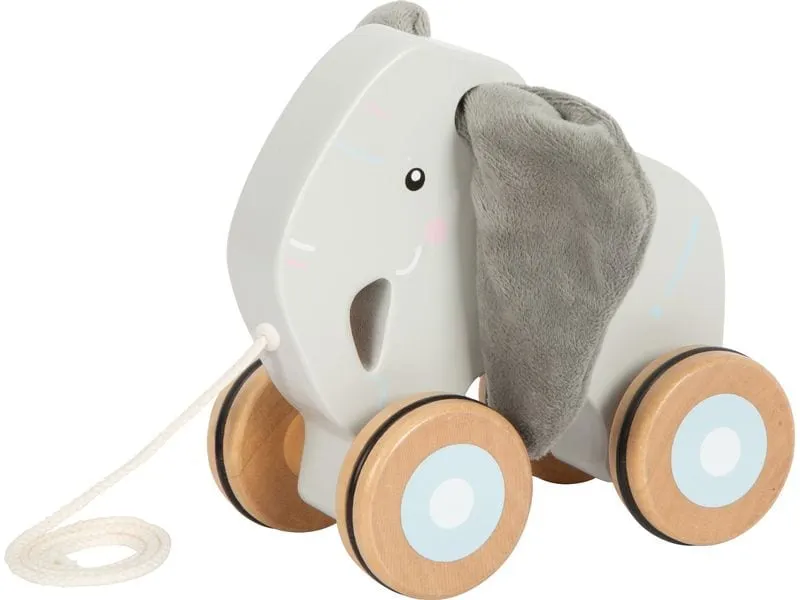 small foot Nachziehspielzeug Nachziehtier Elefant mit Knisterohren small foot Nachziehspielzeug Nachziehtier Elefant mit Knisterohren
