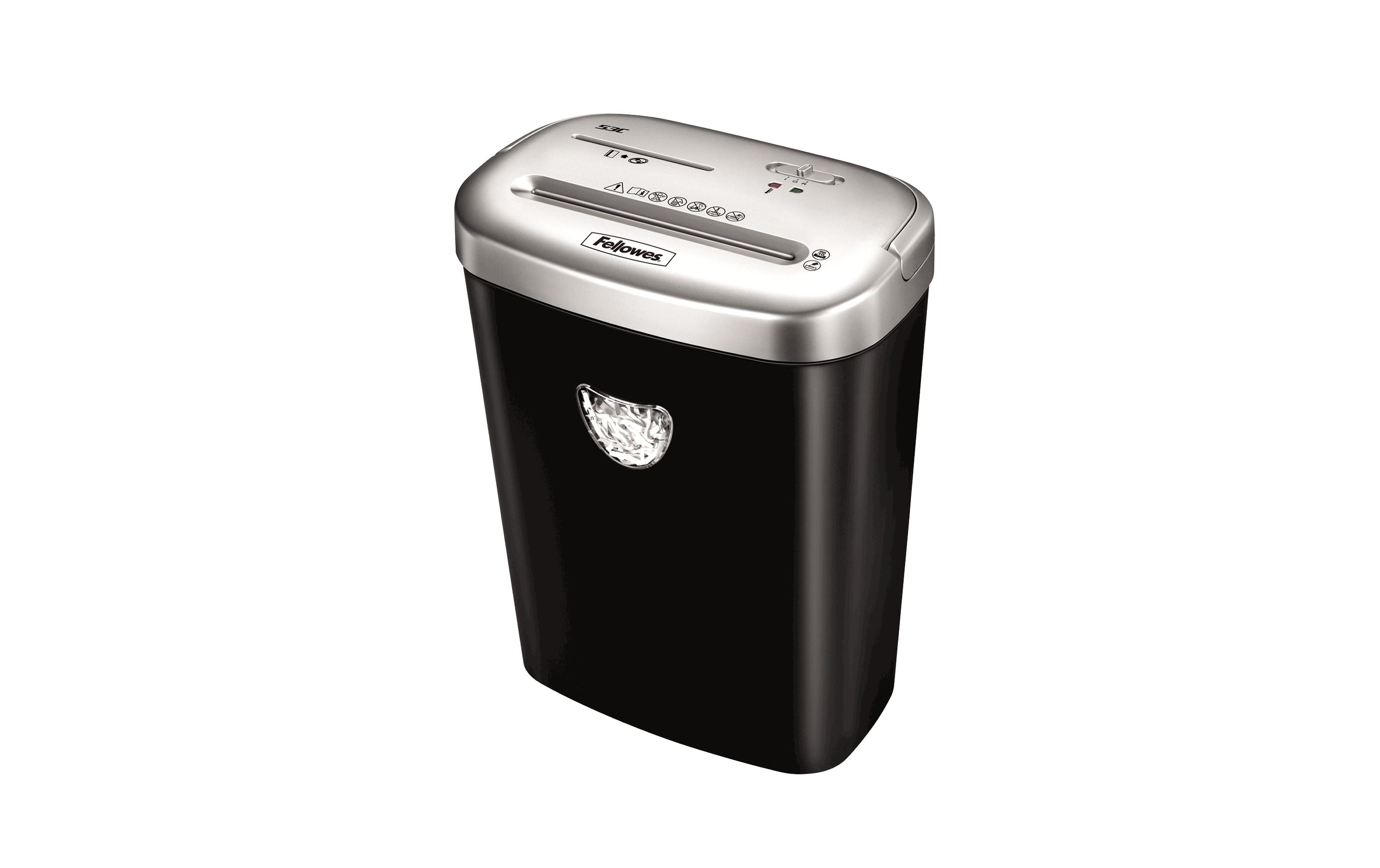 Fellowes Aktenvernichter Powershred 53C, P-4, 10 Seiten Fellowes Aktenvernichter Powershred 53C, P-4, 10 Seiten