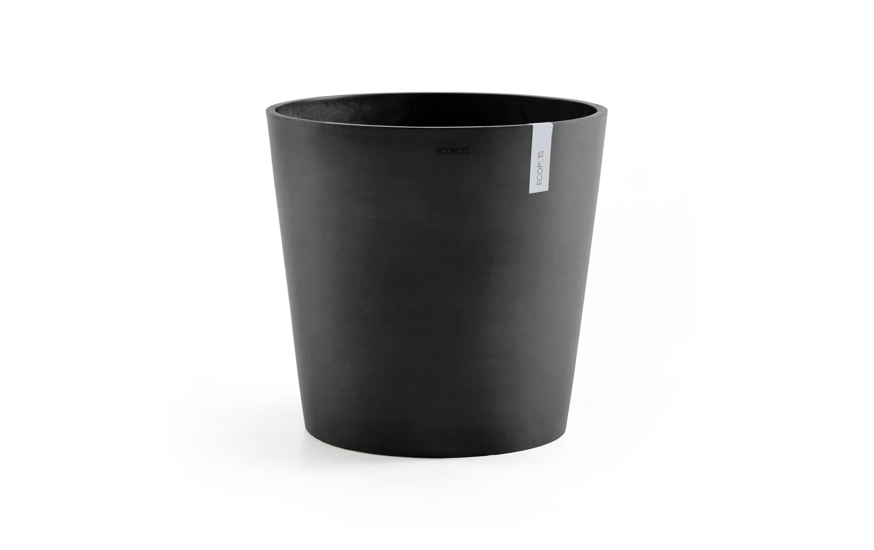 Ecopots Pflanzentopf Amsterdam 50, Dunkelgrau Ecopots Pflanzentopf Amsterdam 50, Dunkelgrau