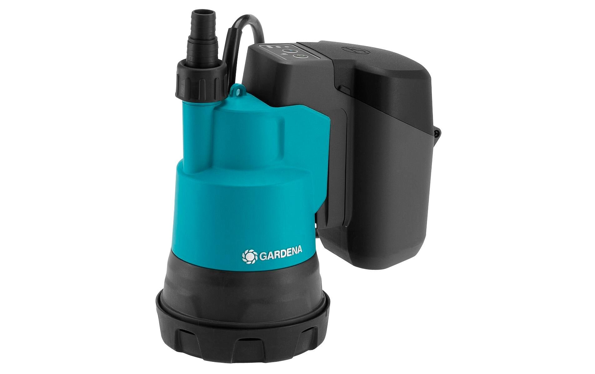 GARDENA Akku Klarwasser Tauchpumpe 2000/2 18 V P4A, Set
