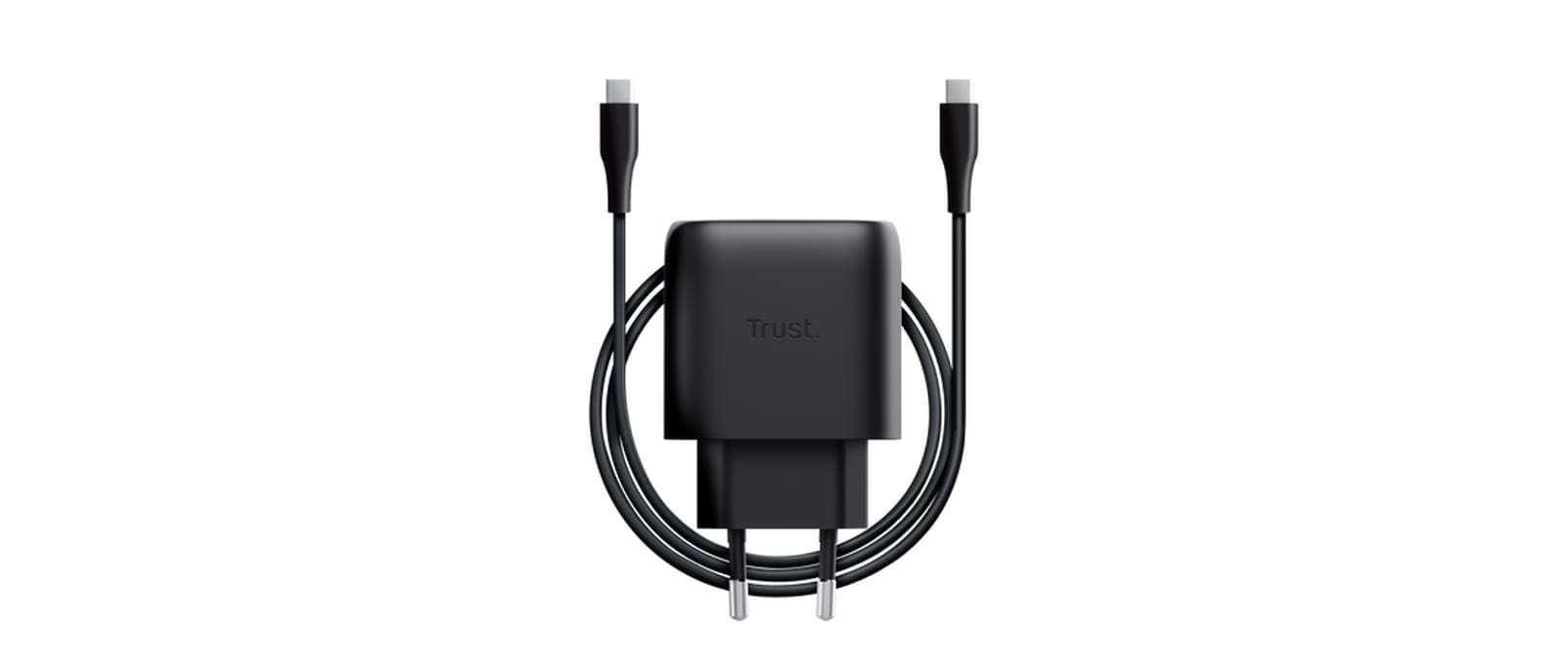 Trust USB-Wandladegerät Maxo USB-C-GaN 45 W Schwarz