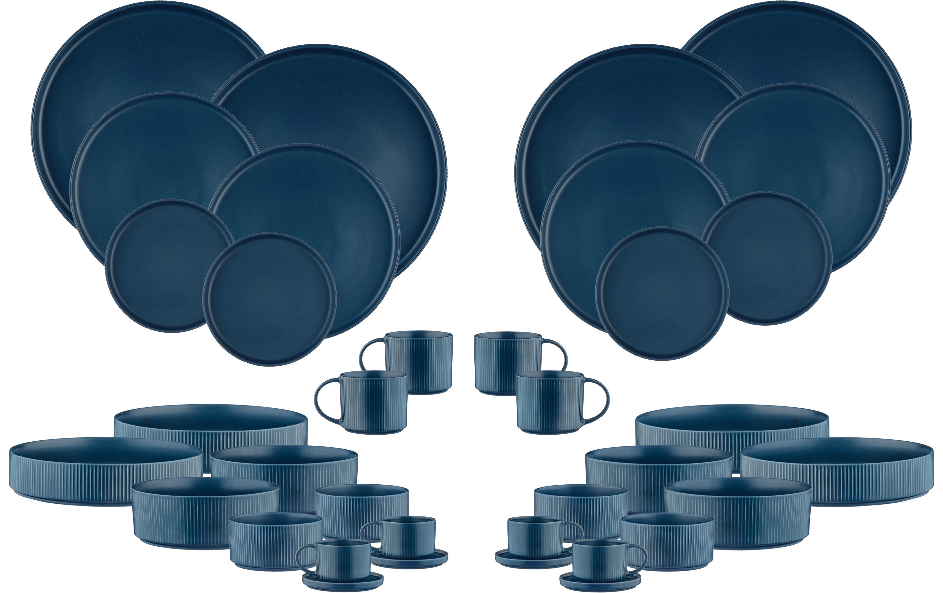 Björn Speise-Service Scandi, 36-teilig, Marineblau