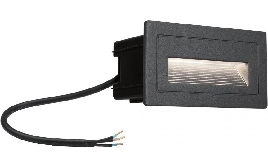 Paulmann Aussenwandleuchte Long IP44, Schwarz