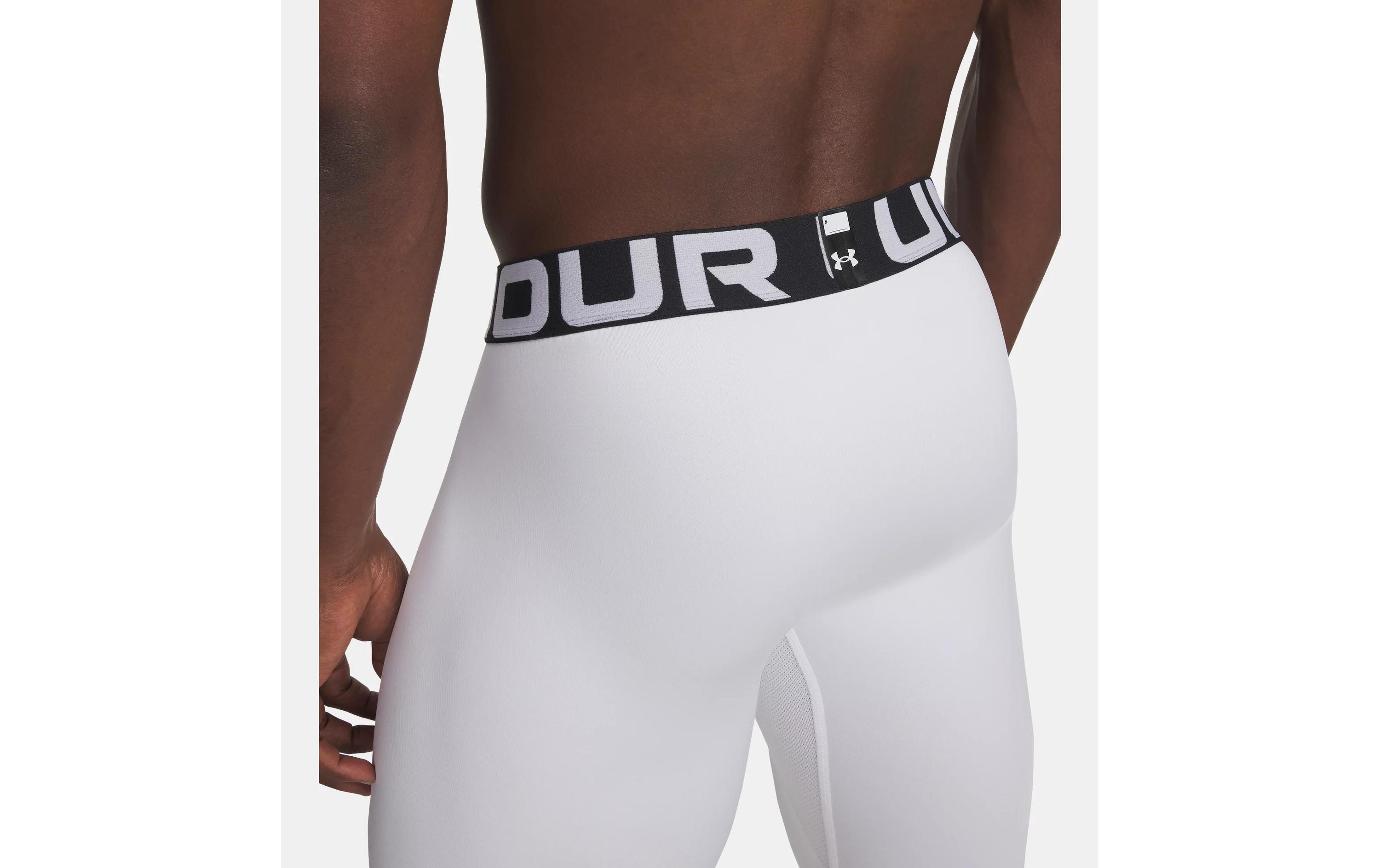 UNDER ARMOUR Funktionsleggings ColdGear Herren Weiss, XXL