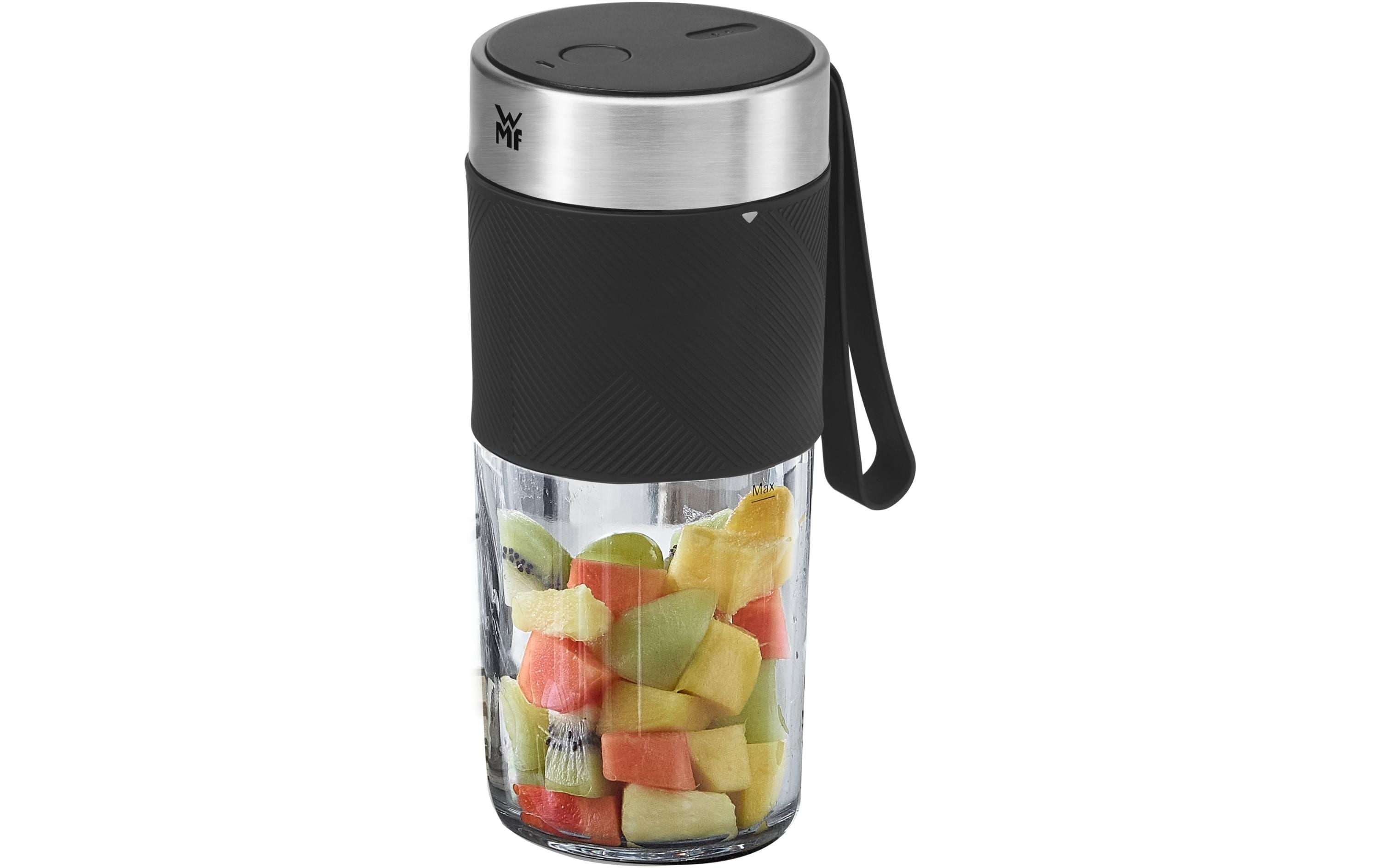 WMF Smoothie Maker Küchenminis Mix on the go Schwarz/Silber matt