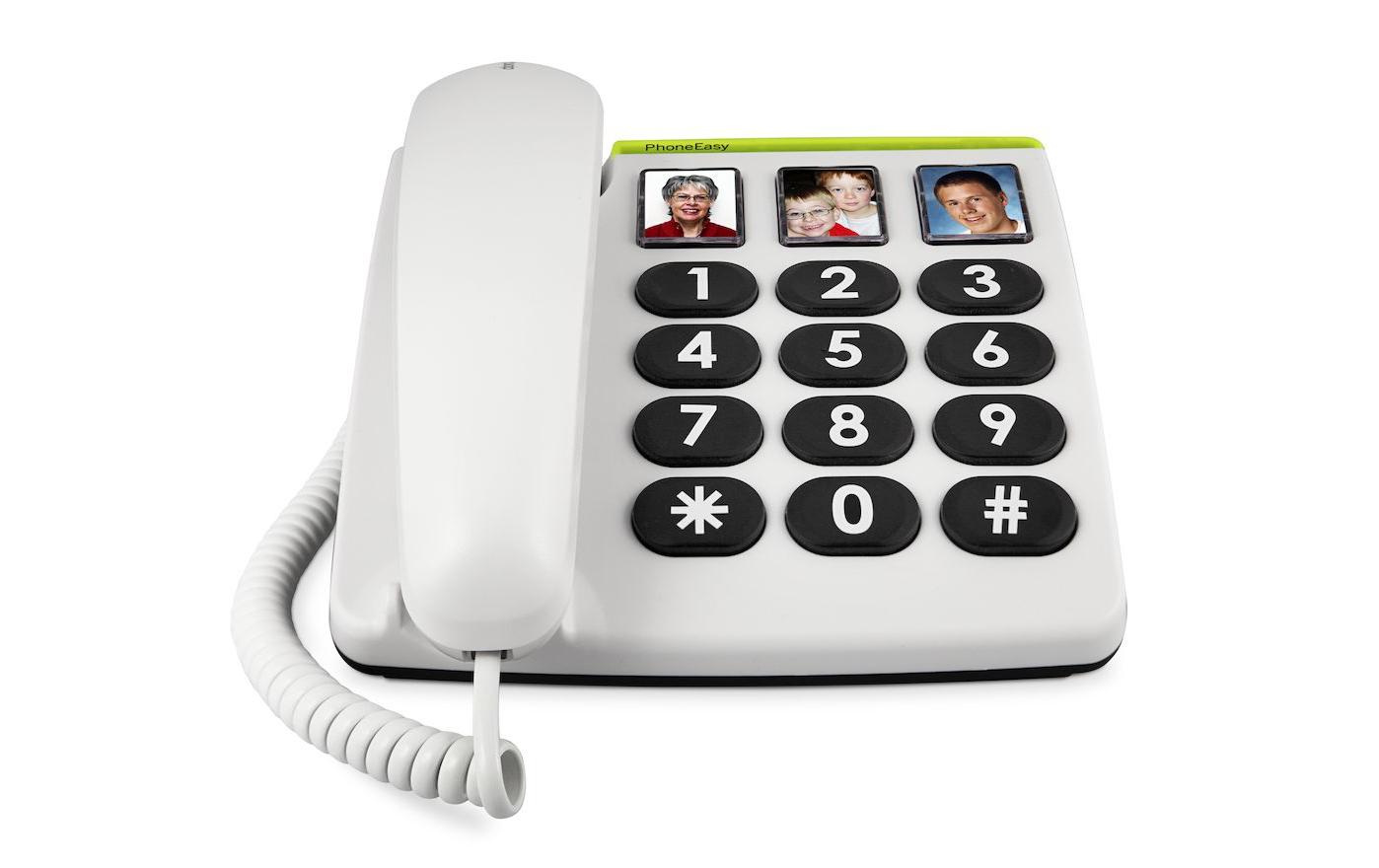 Doro Tischtelefon PhoneEasy 331ph Weiss Doro Tischtelefon PhoneEasy 331ph Weiss