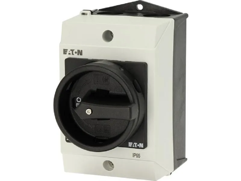 Eaton Hauptschalter 3 Polig, 20 A T0, Schwarz Eaton Hauptschalter 3 Polig, 20 A T0, Schwarz