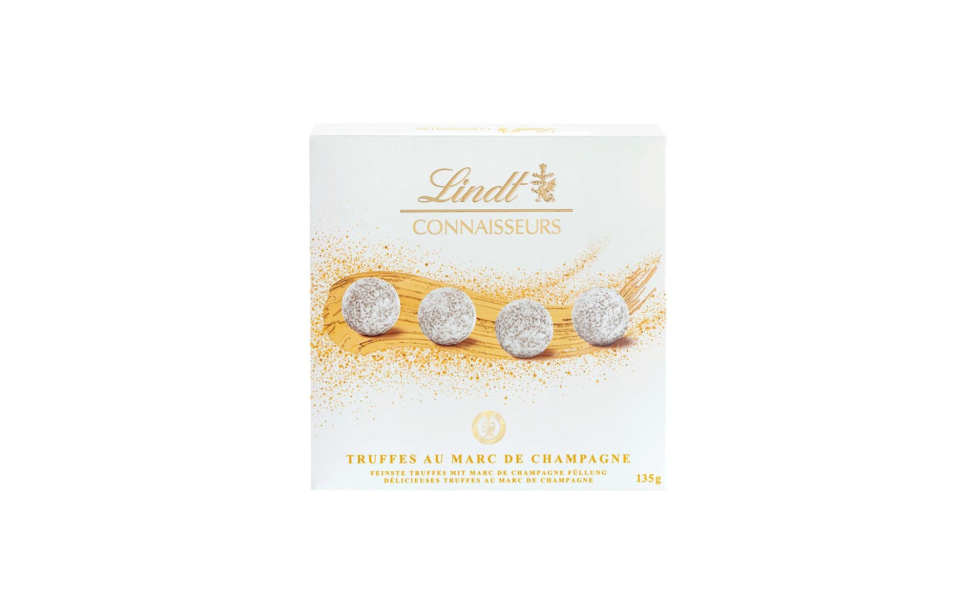 Lindt Schokolade Connaisseurs Truffes Marc de Champagne 135 g