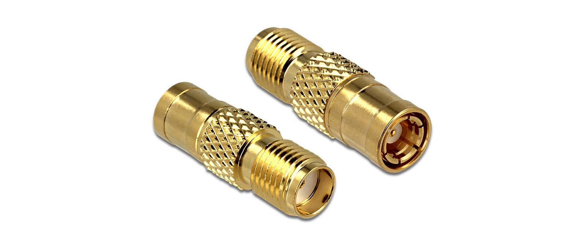 Delock Antennenadapter SMA Buchse – SMB Stecker Delock Antennenadapter SMA Buchse – SMB Stecker