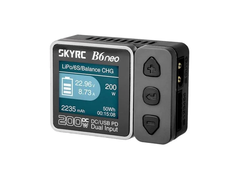 SKYRC Ladegerät B6neo, 200W DC, 1-6S Grau SKYRC Ladegerät B6neo, 200W DC, 1-6S Grau