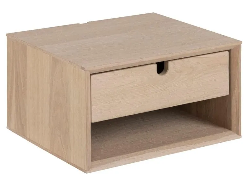 AC Design Nachttisch Century Hellbraun, 37 x 32 x 21 cm AC Design Nachttisch Century Hellbraun, 37 x 32 x 21 cm