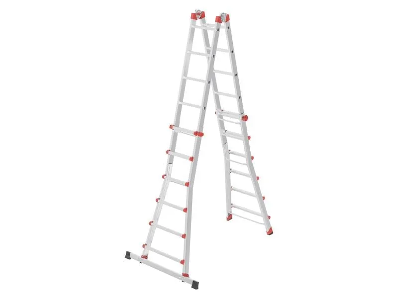 Hailo Teleskopleiter M80 4 x 6 Sprossen