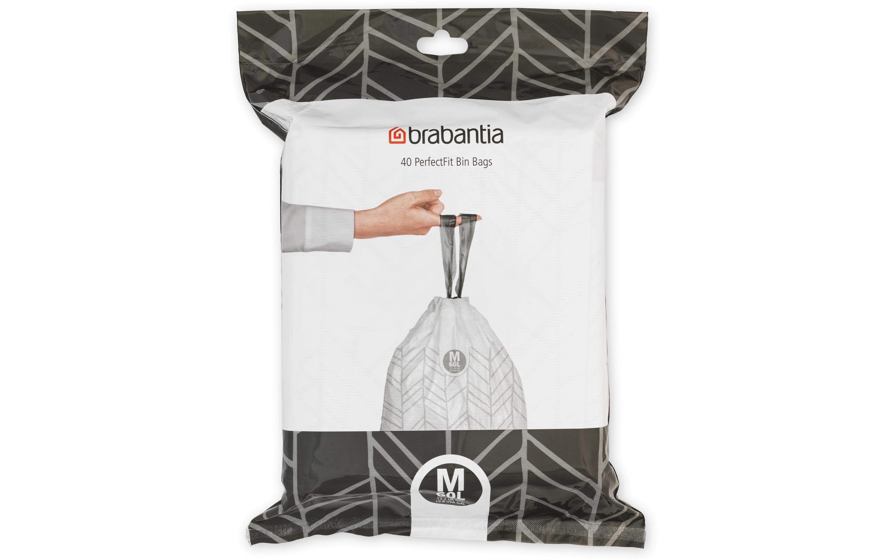 Brabantia Kehrichtsack PerfectFit M 60 l, 40 Stück
