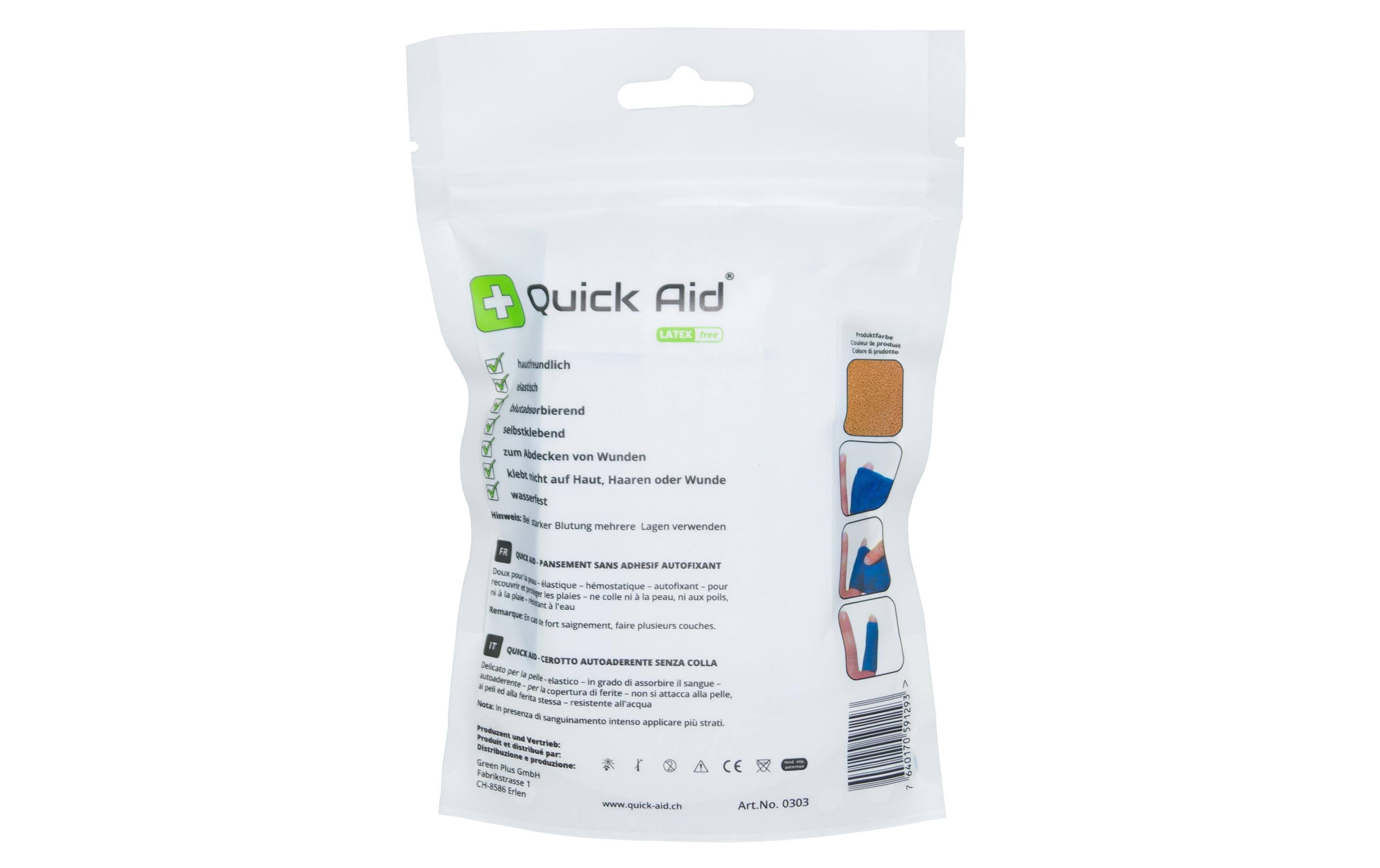 Quick Aid Pflaster beige 6 x 100 cm