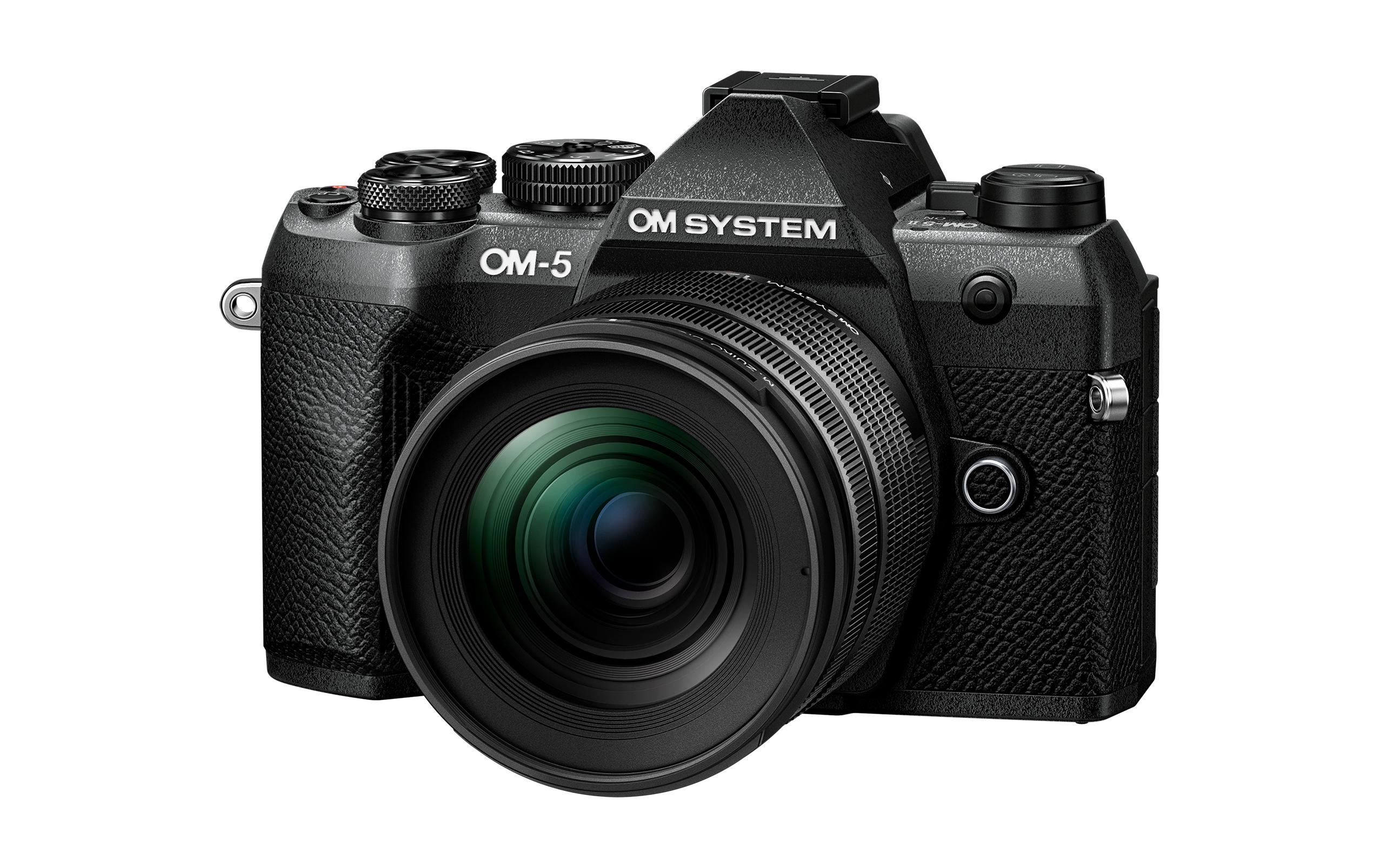 OM-System Fotokamera OM-5 II M.Zuiko Digital ED 12-45mm Kit Schwarz