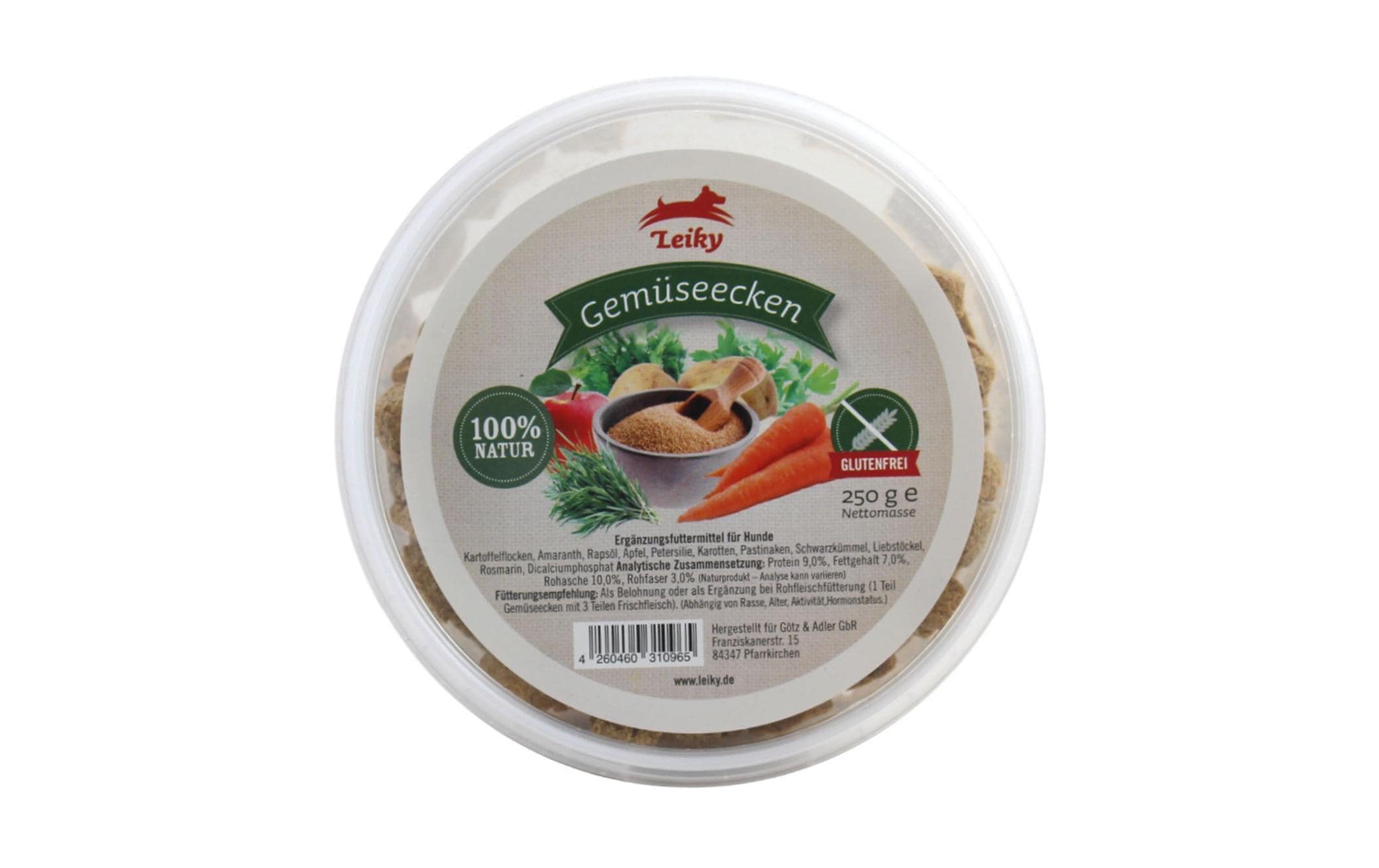 Leiky Snack Gemüseecken, 250 g