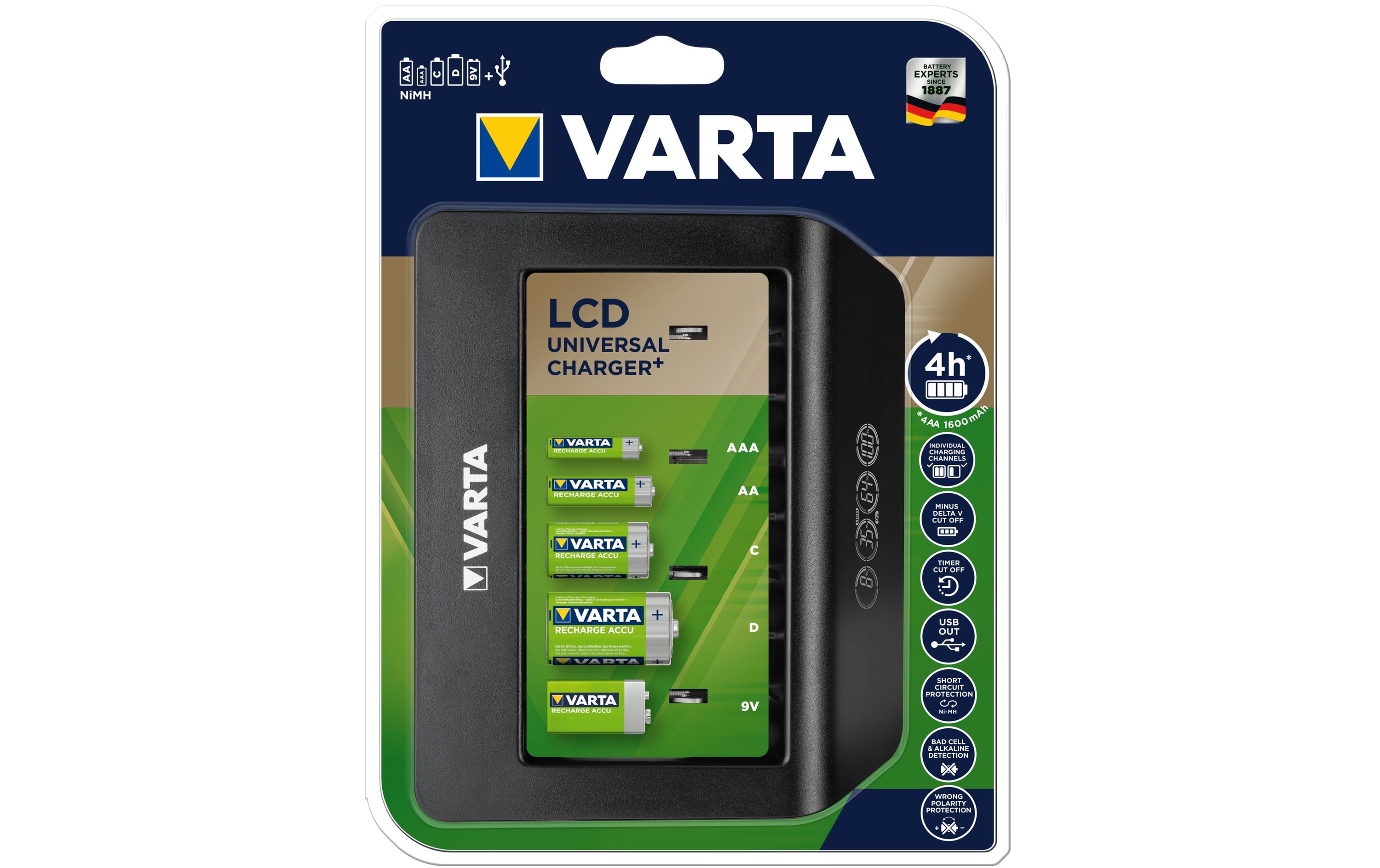 Varta Ladegerät LCD Universal Charger+