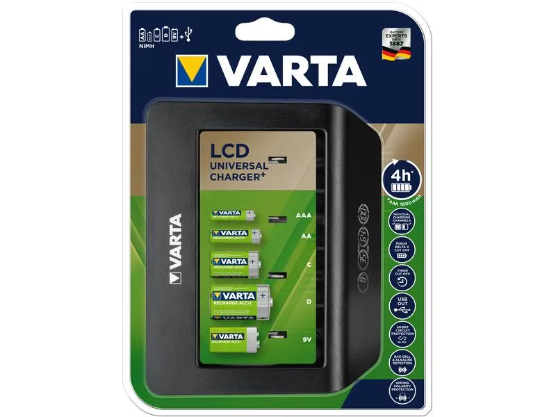 Varta Ladegerät LCD Universal Charger+ Varta Ladegerät LCD Universal Charger+