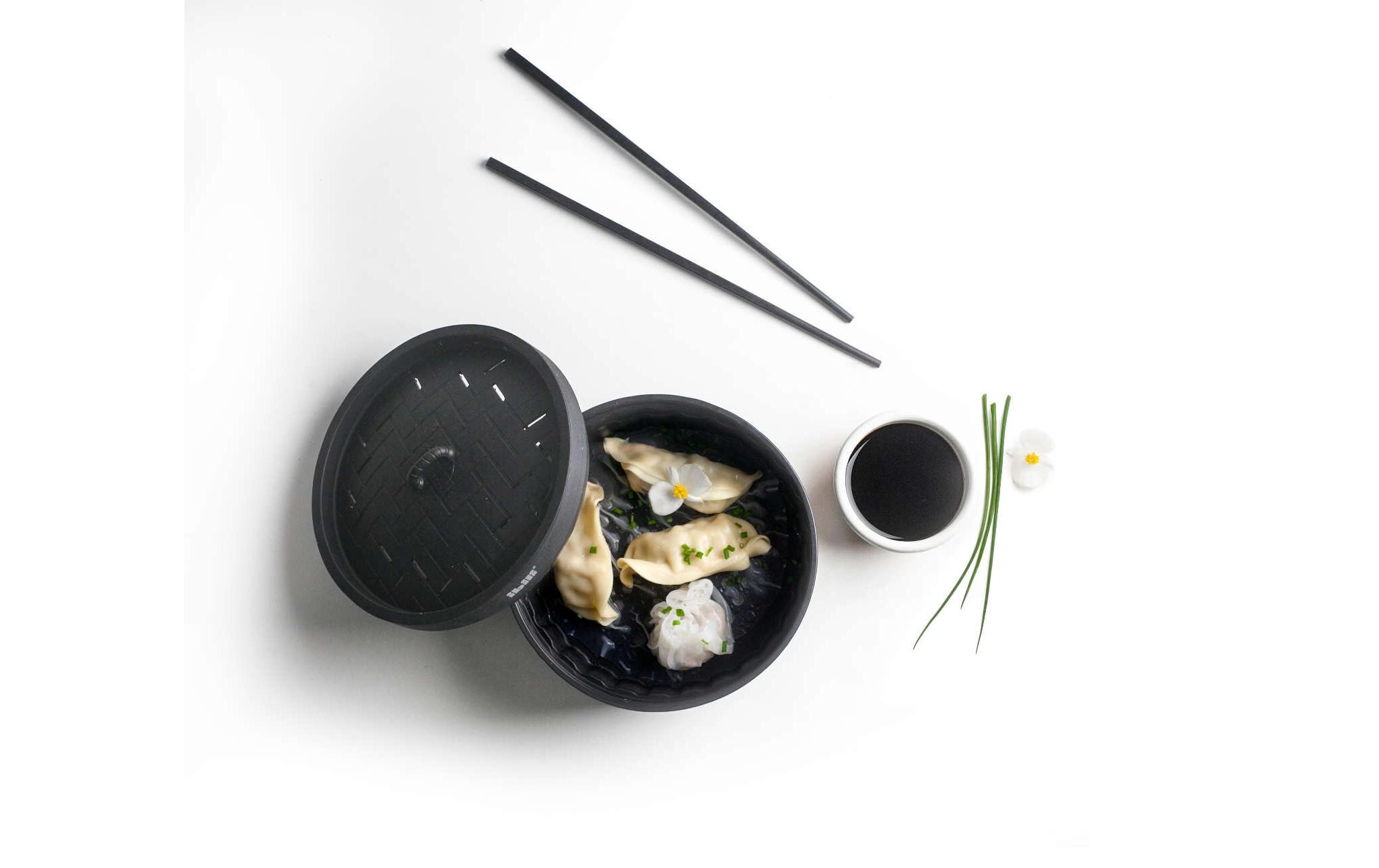 Ibili Dampfeinsatz mit Deckel 18 x 10 cm