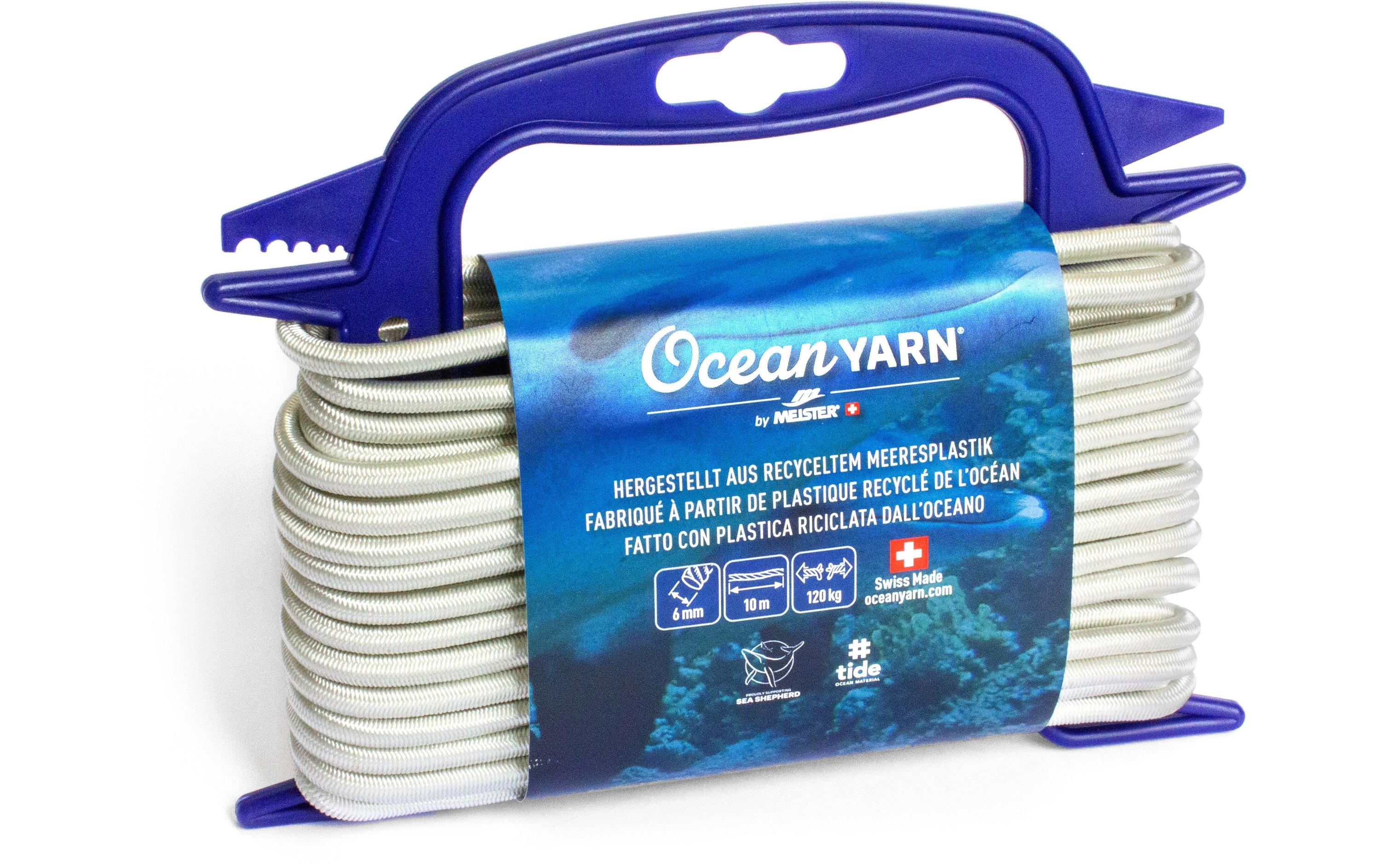 Meister Seil OceanYarn Ø 6 mm, 10 m, 120 kg, Weiss, elastisch Meister Seil OceanYarn Ø 6 mm, 10 m, 120 kg, Weiss, elastisch