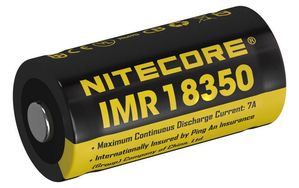 Nitecore Akku NI18350A IMR 18350 700 mAh