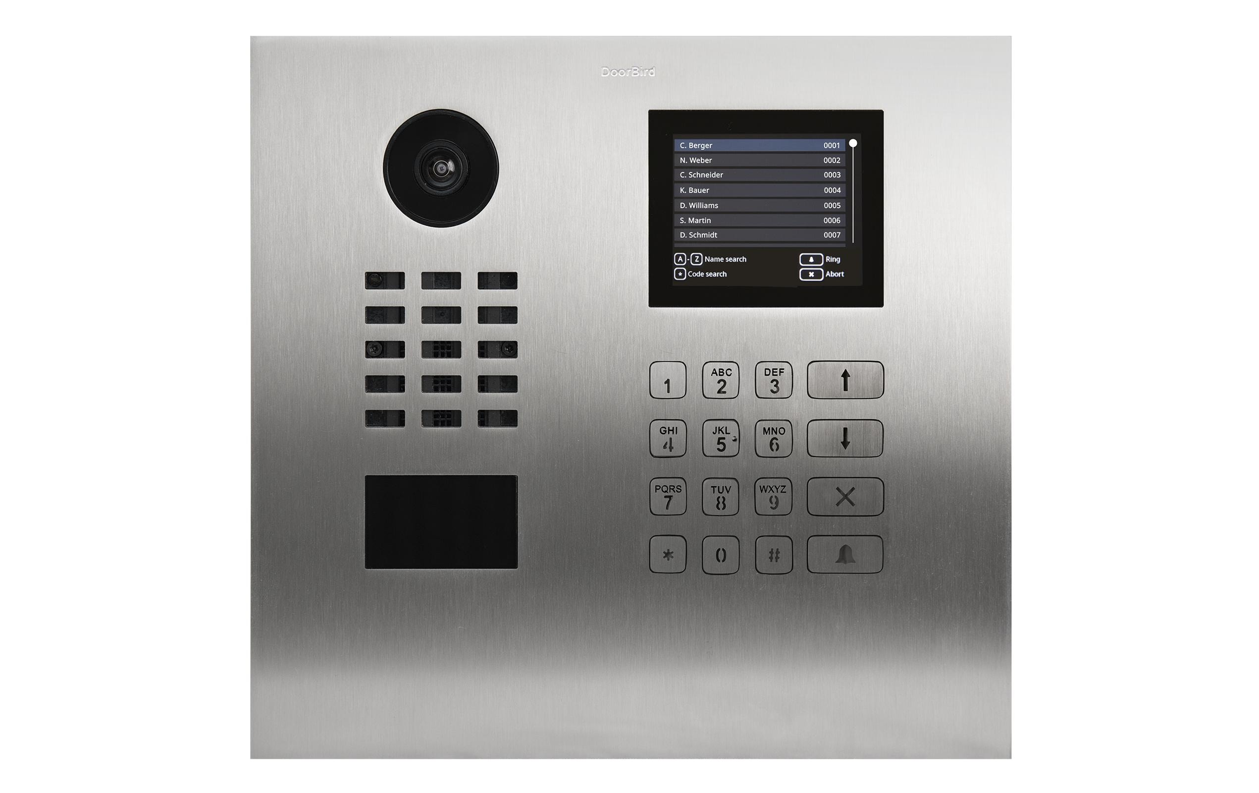 Doorbird D22DKH IP Video Türsprechanlage Edelstahl V2A, gebürstet