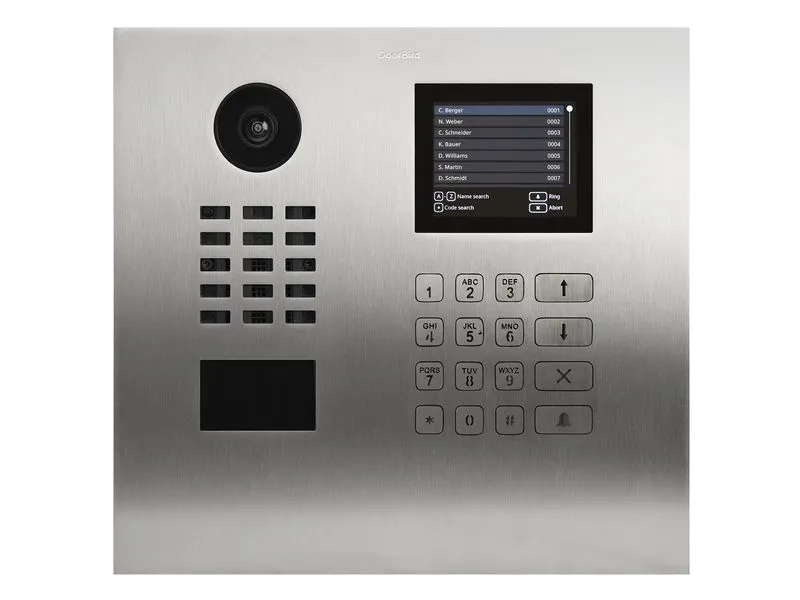 Doorbird D22DKH IP Video Türsprechanlage Edelstahl V2A, gebürstet