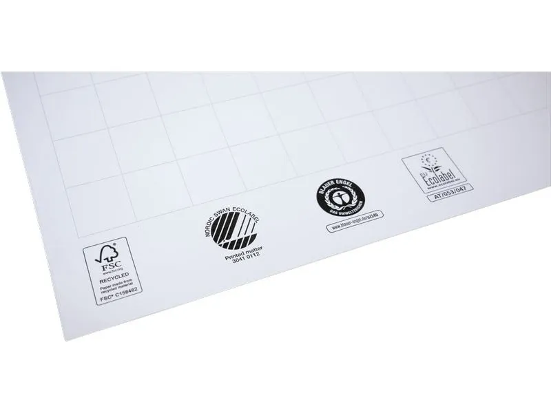 Legamaster Papierblock kariert 65 x 98 cm Hochweiss 5 Stück x 20 Blatt Legamaster Papierblock kariert 65 x 98 cm Hochweiss 5 Stück x 20 Blatt