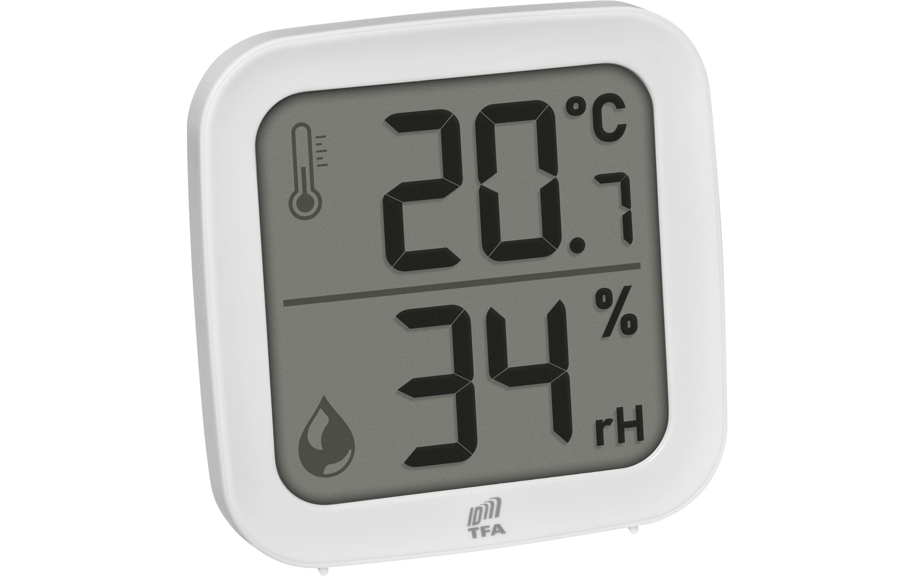 TFA Dostmann Thermo-Hygro-Sender Indoor Weiss