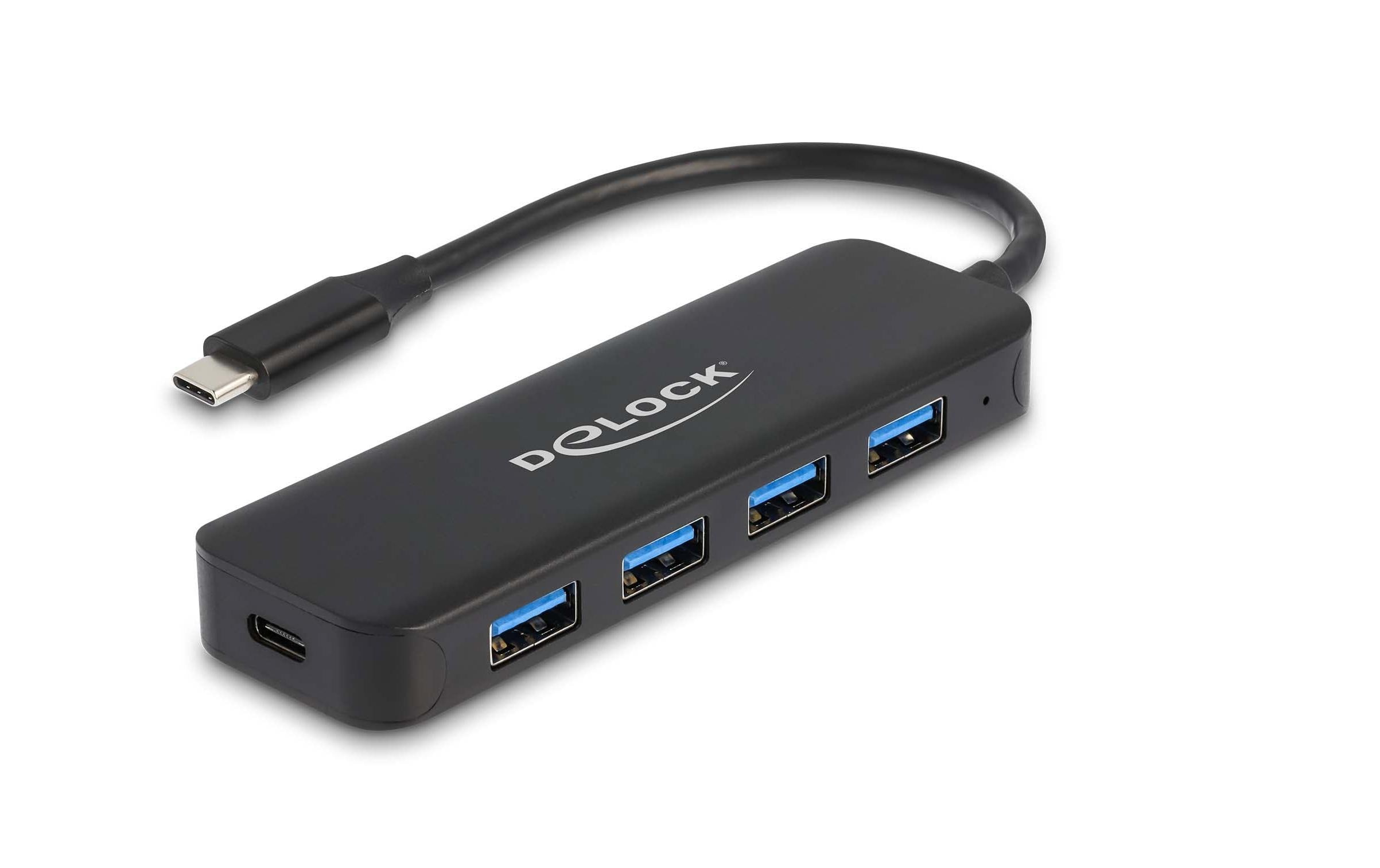 Delock Dockingstation 4x USB Typ-A + 1x USB Typ-C Power Delivery